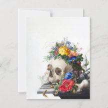 Skulll Flat card 