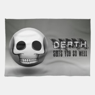 Skullmoji Kitchen Linen Tea Towel