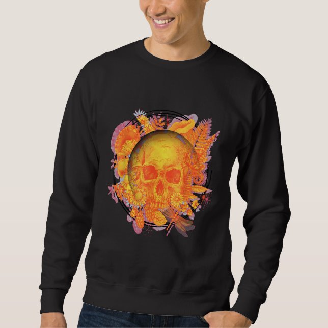 Skulls and Blooms Rustic Sweatshirt (Front)