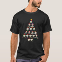 Skulls And Bones Christmas Tree Funny Ugly Christm