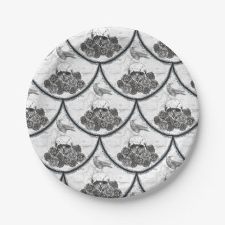 Skulls and Crows Paper Plates