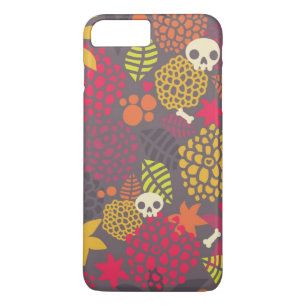 Skulls and flowers. Case-Mate iPhone case