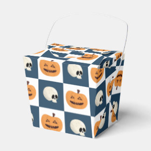 Skulls and Pumpkins Checks Favour Box