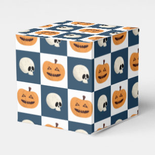 Skulls and Pumpkins Checks Favour Box