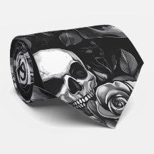 Skulls And Roses Black Halloween