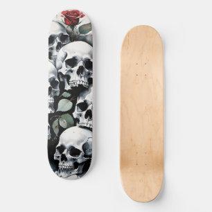 Skulls and Roses Skateboard