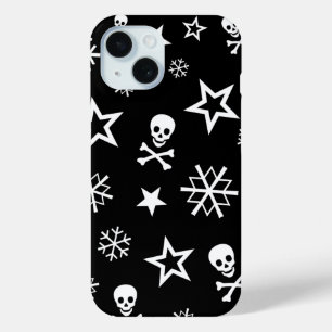 Skulls and Snowflakes iPhone 15 Case