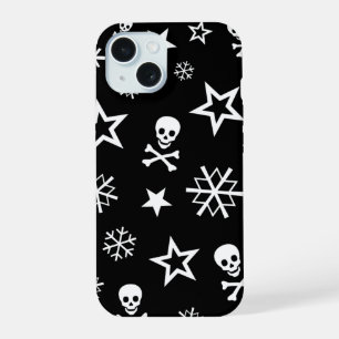 Skulls and Snowflakes iPhone 15 Case