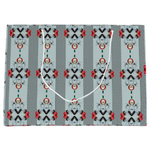 Skulls and spiders gift bag