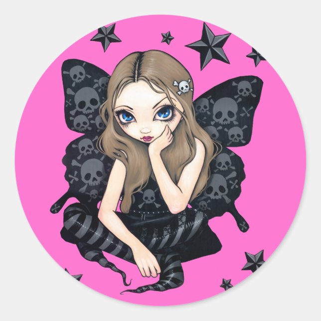 "Skulls and Stars" Sticker (Front)