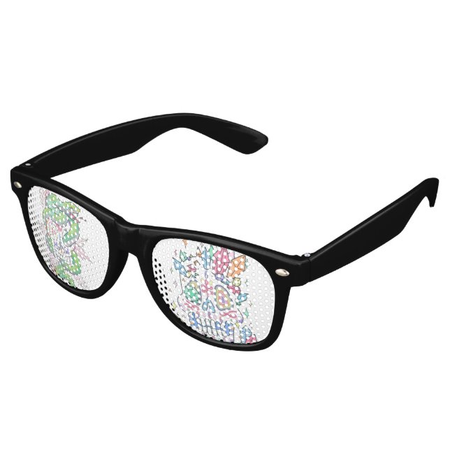 Skulls Coloured Pencil IT8 Colour Eyewear (Angled)