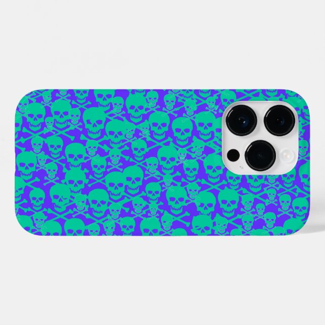 Skulls & Crossbones Case-Mate iPhone Case (Back (Horizontal))