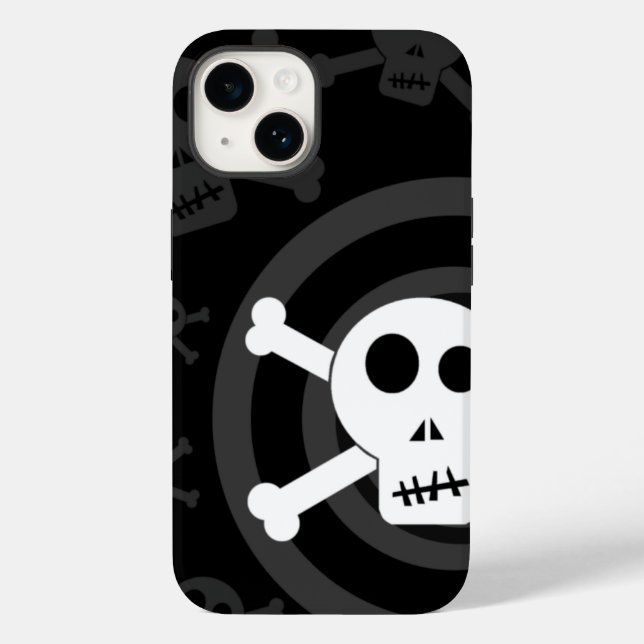 =[ Skulls & Crossbones ]=  Case-Mate iPhone Case (Back)