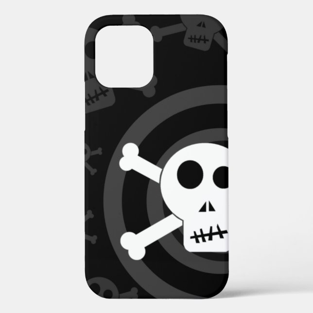 =[ Skulls & Crossbones ]= OtterBox iPhone Case (Back)