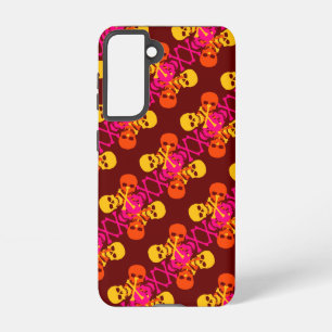 Skulls & Crossbones Pattern Samsung Galaxy Case