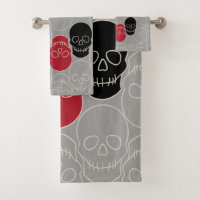 Skulls - Ghost Grey and Bone White