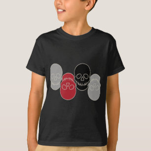Skulls - Ghost Grey and Bone White T-Shirt