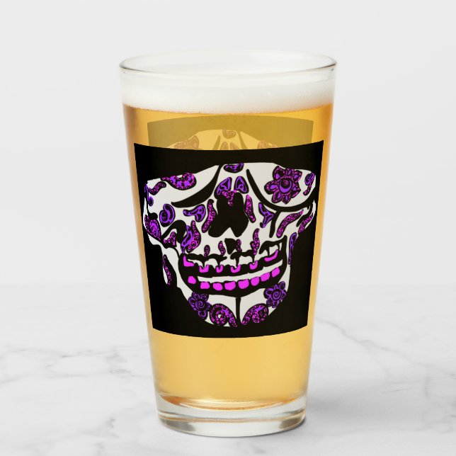 SKULLS GLASS (Front Filled)