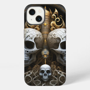 Skulls Gothic Horror Goth Surreal Art iPhone 13 Case