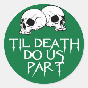 Skulls (Green) Sticker