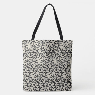 Skulls Halloween Tote Bag