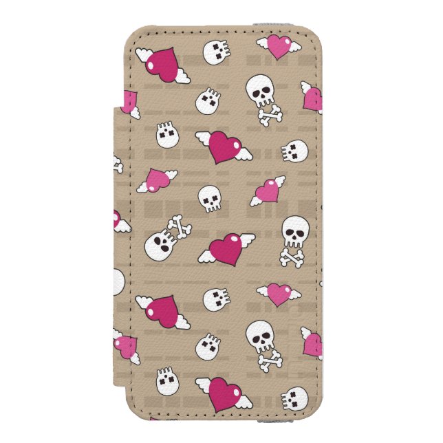 Skulls Incipio iPhone Wallet Case (Folio Front)