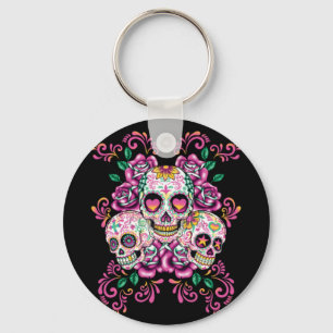 Skulls key ring