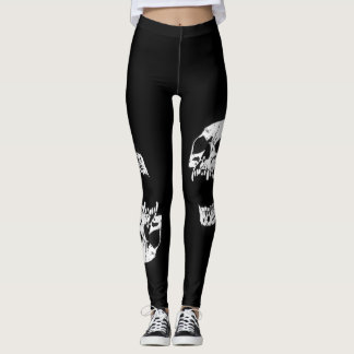 skulls leggings