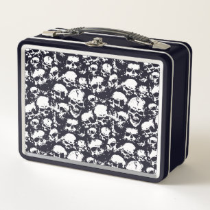 Skulls Metal Lunch Box