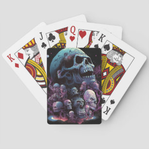 Skulls Monsters Horror Art Playing Cards