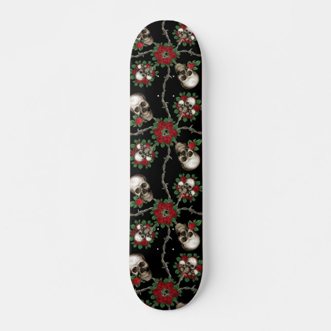 Skulls n Roses Skateboard (Front)