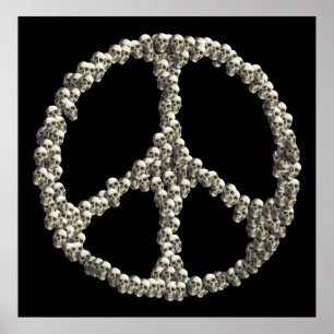 Skulls Of Peace Poster