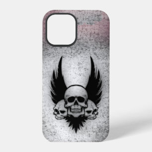 Skulls on Black Wings iPhone 12 Pro Case