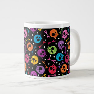 Skulls pattern 2 large coffee mug