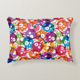 Skulls pattern 3 decorative cushion