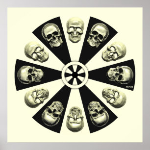 Skulls Poster