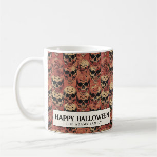 Skulls Red and Bloody Halloween Coffee Mug