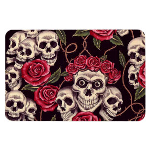 Skulls & Roses Magnet