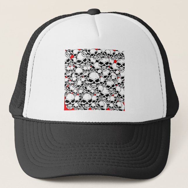 SKULLS TRUCKER HAT (Front)
