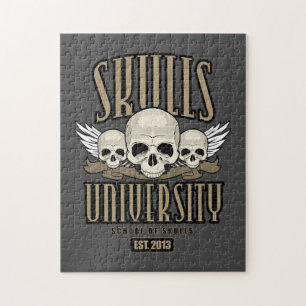 Skulls University Jigsaw Puzzle