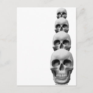 Skulls - Vertical Postcard