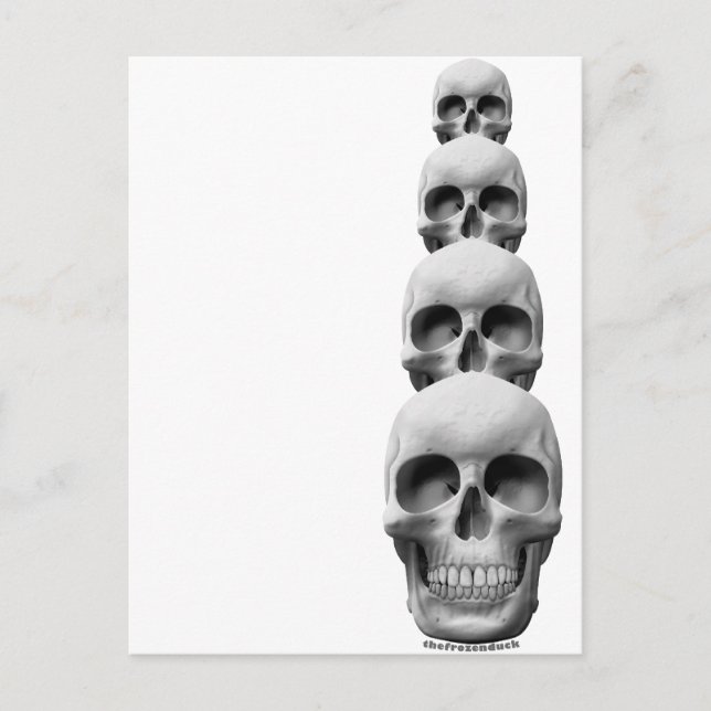 Skulls - Vertical Postcard (Front)