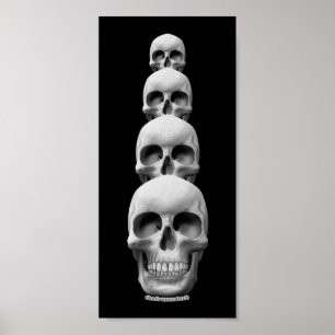 Skulls - Vertical Poster