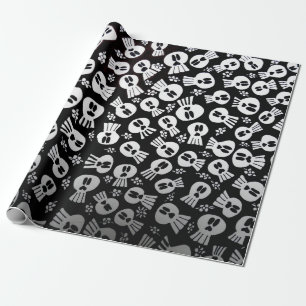 Skulls - wrapping to paper