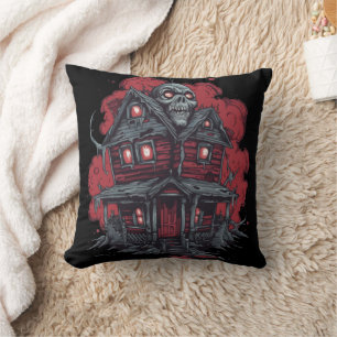 Skulltop Manor: A Nightmare Unleashed Cushion