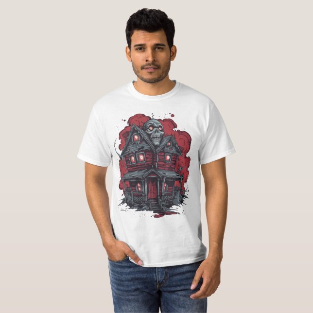 Skulltop Manor: A Nightmare Unleashed T-Shirt (Front Full)
