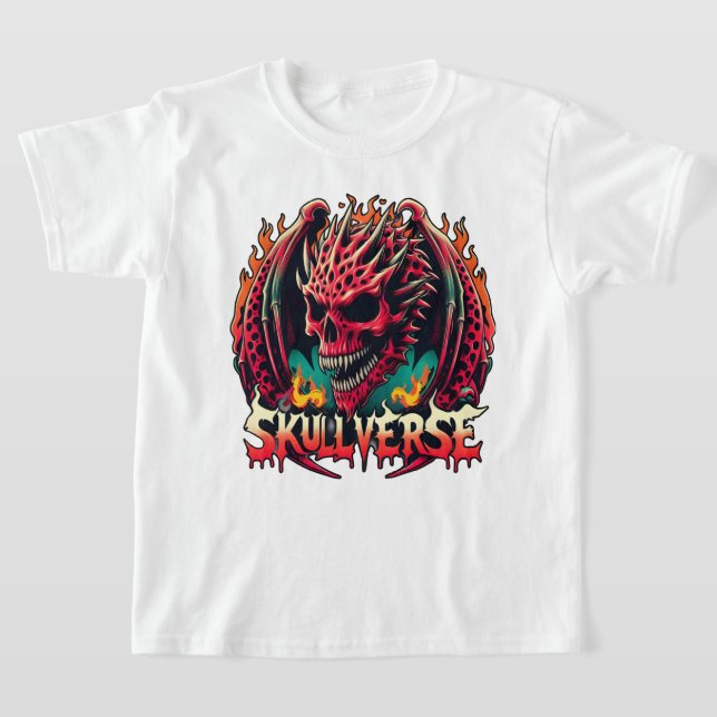 Skullverse dragon T-Shirt (Laydown)