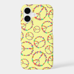 Skully Flower Power Peace Sign