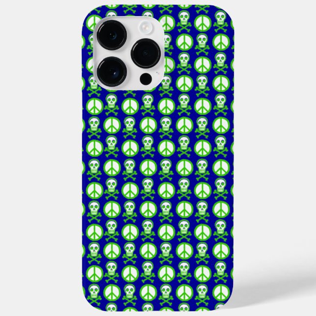 Skully Peace Case-Mate iPhone Case (Back)