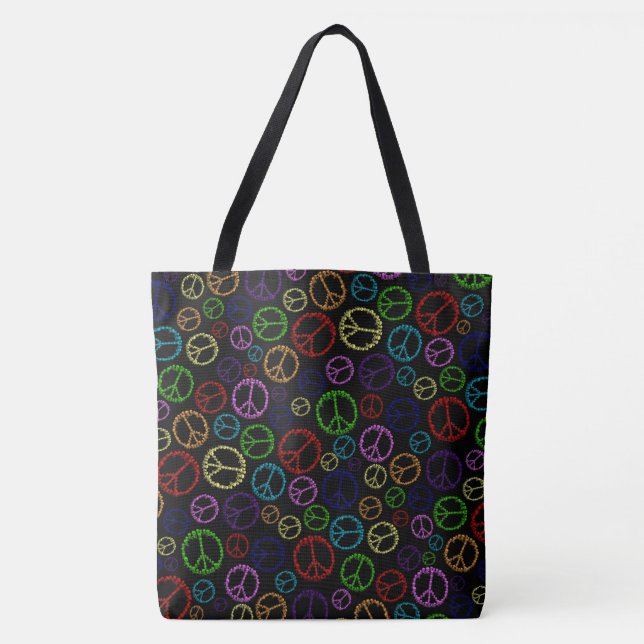 Skully Peace Tote Bag (Front)